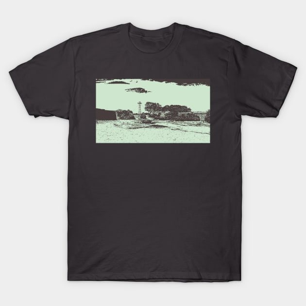 Small old watchtower. Old ruins T-Shirt by EvgeniiV